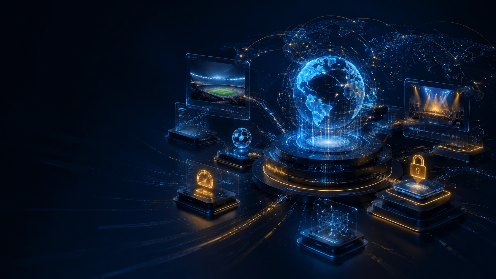 Connected global entertainment technology